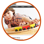 The Childrens Nanny corporate web design